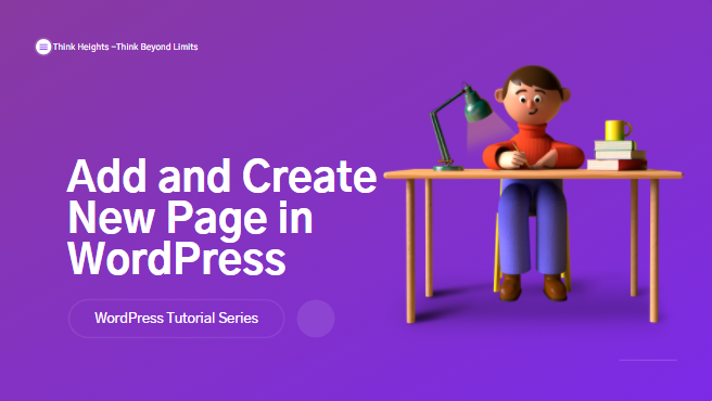 Create new page in WordPress