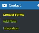 Contact form Options